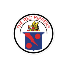 Load image into Gallery viewer, VF/VFA-11 Red Rippers Squadron Crest Vinyl Sticker