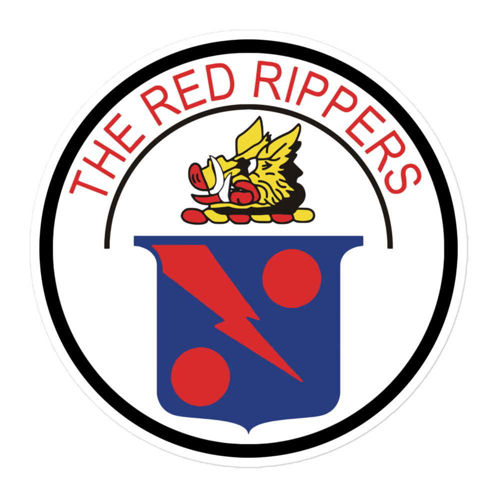 VF/VFA-11 Red Rippers Squadron Crest Vinyl Sticker