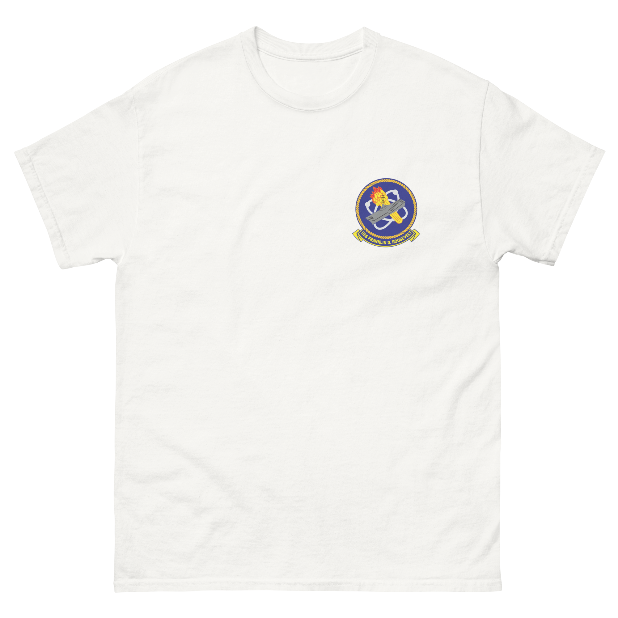 USS Franklin D. Roosevelt (CVB/CVA/CV-42) Ship's Crest T-Shirt