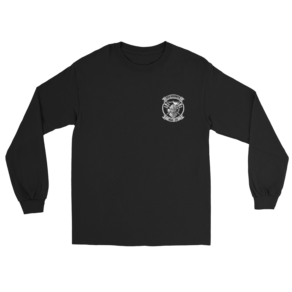 HSC-22 Sea Knights Squadron Crest Long Sleeve T-Shirt