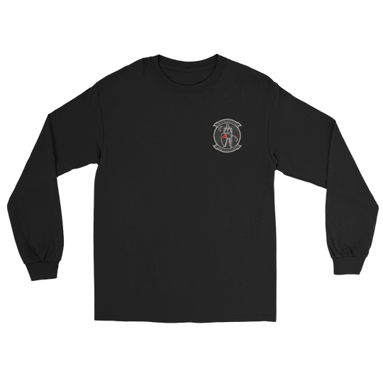 VFA-154 Black Knights Squadron Crest Long Sleeve T-Shirt