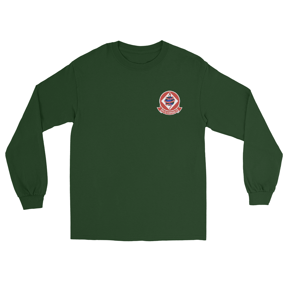 VFA-102 Diamondbacks Squadron Crest Long Sleeve T-Shirt