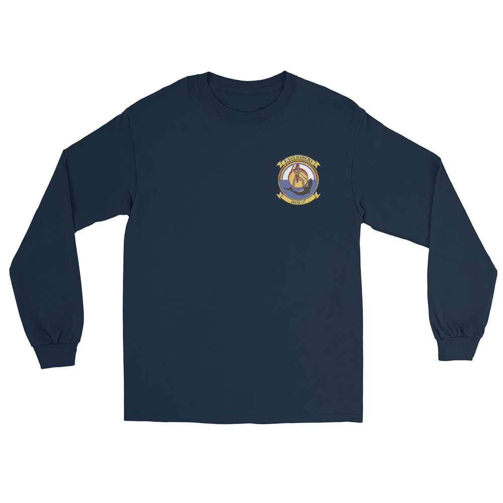 HSM-37 Easy Riders Squadron Crest Long Sleeve T-Shirt