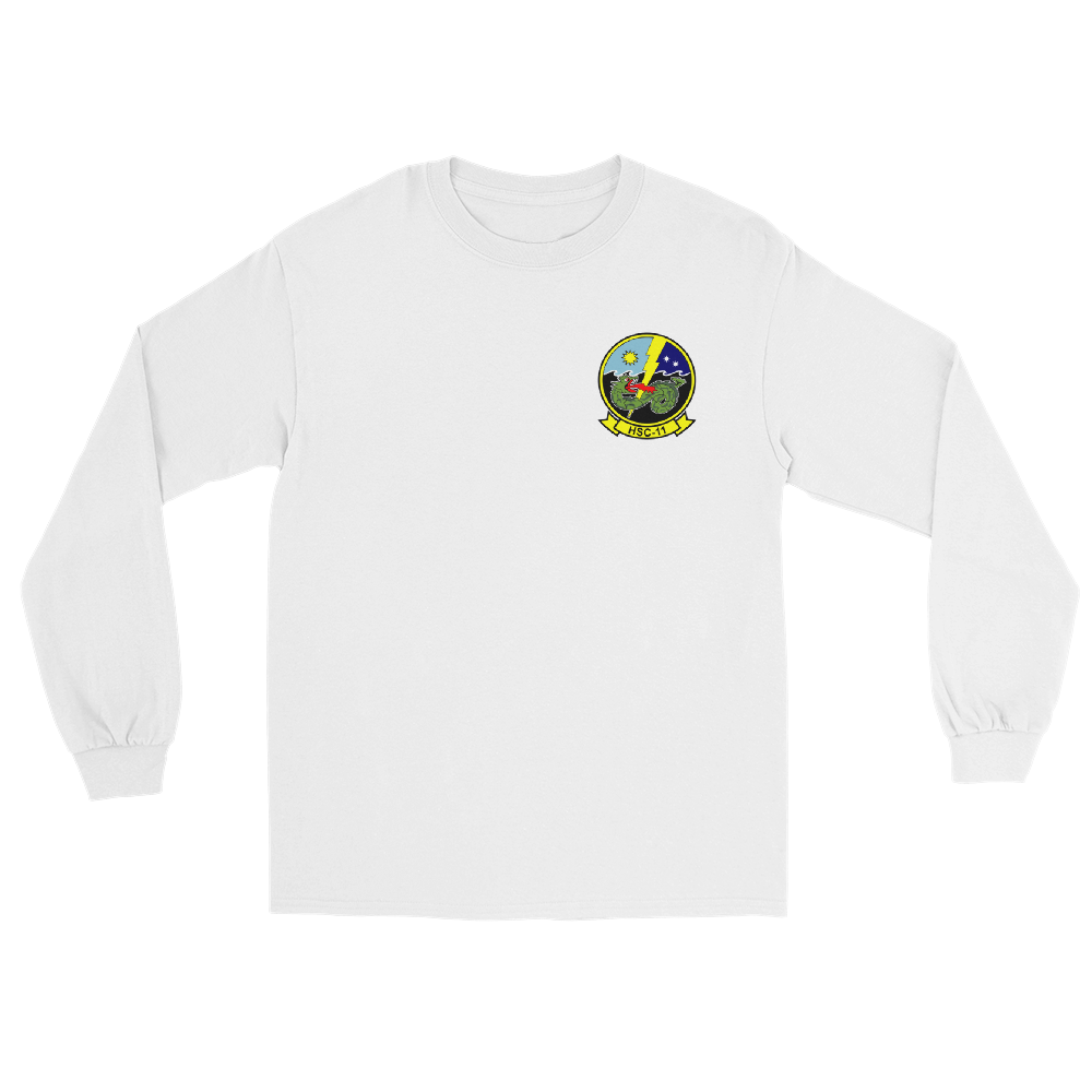 HSC-11 Dragonslayers Squadron Crest Long sleeve t-shirt