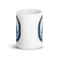 Load image into Gallery viewer, USS Wisconsin (BB-64) Ship&#39;s Crest Mug