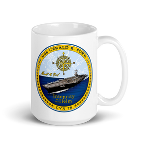 USS Gerald R. Ford (CVN-78) Ship's Crest Mug