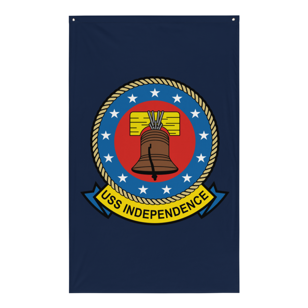USS Independence (CV-62) Ship's Crest Flag