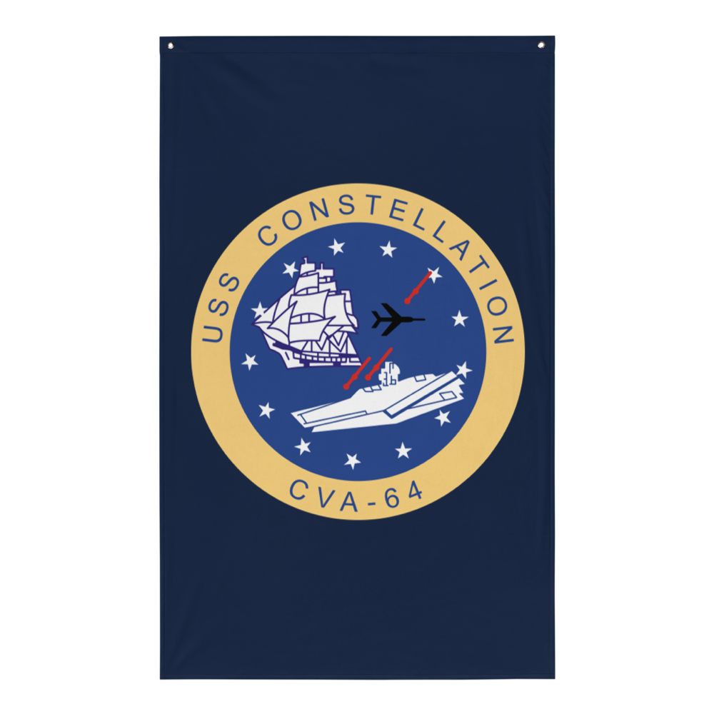 USS Constellation (CVA-64) Ship's Crest Flag