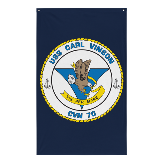 USS Carl Vinson (CVN-70) Ship's Crest Flag