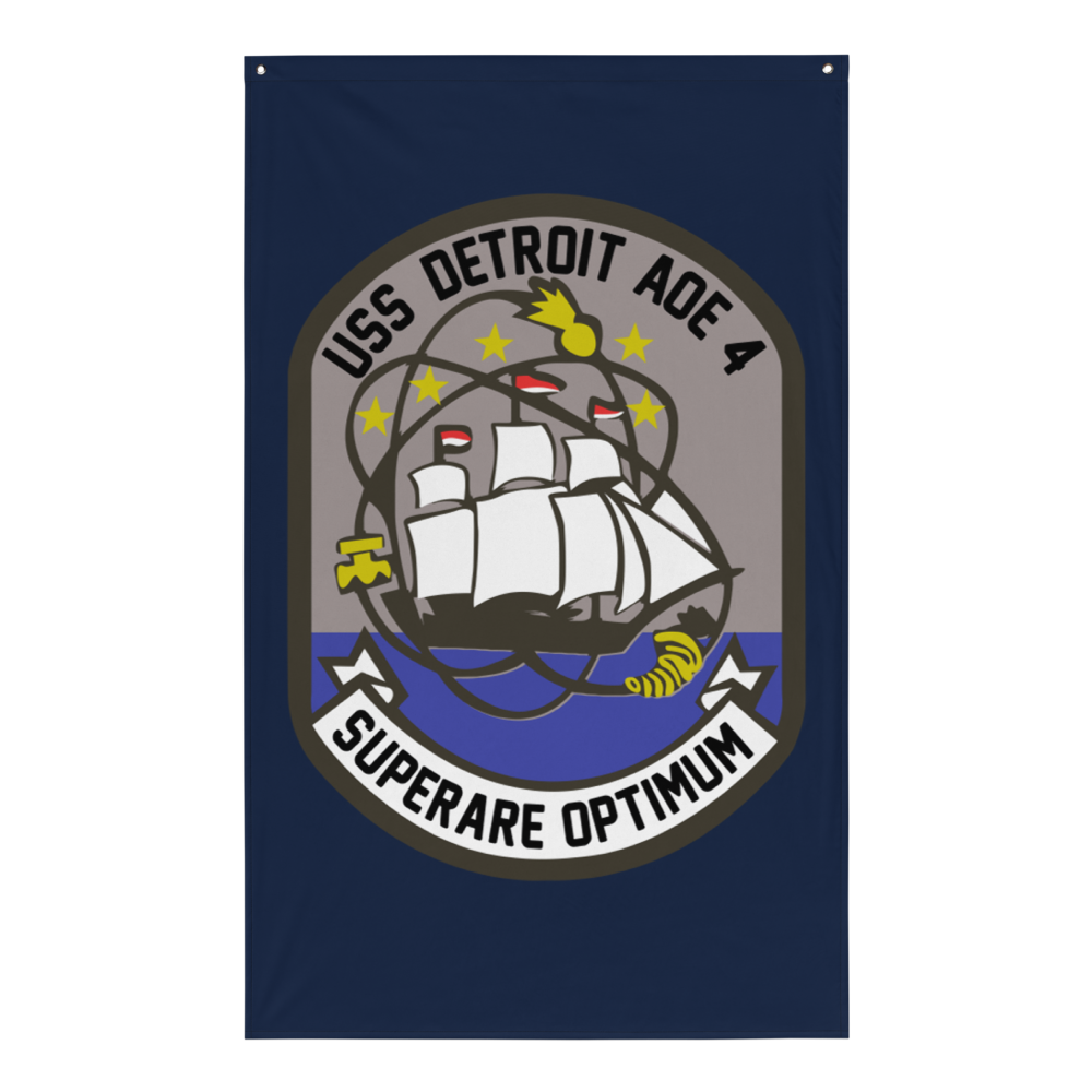 USS Detroit (AOE-4) Ship's Crest Flag