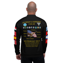 Load image into Gallery viewer, USS Dwight D. Eisenhower (CVN-69) 1994-95 FP Cruise Jacket - Black
