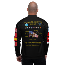Load image into Gallery viewer, USS Dwight D. Eisenhower (CVN-69) 1998 FP Cruise Jacket - Black