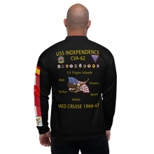 Load image into Gallery viewer, USS Independence (CVA-62) 1966-67 FP Cruise Jacket - Black
