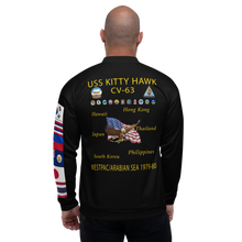 Load image into Gallery viewer, USS Kitty Hawk (CV-63) 1979-80 FP Cruise Jacket - Black