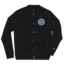 Load image into Gallery viewer, USS Nimitz (CVN-68) Embroidered Champion Bomber Jacket - Ship&#39;s Crest