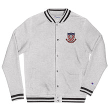 Load image into Gallery viewer, USS Ranger (CVA-61) Embroidered Champion Bomber Jacket - Ship&#39;s Crest