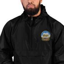 Load image into Gallery viewer, USS Kitty Hawk (CV-63) Embroidered Champion Packable Jacket - Ship&#39;s Crest
