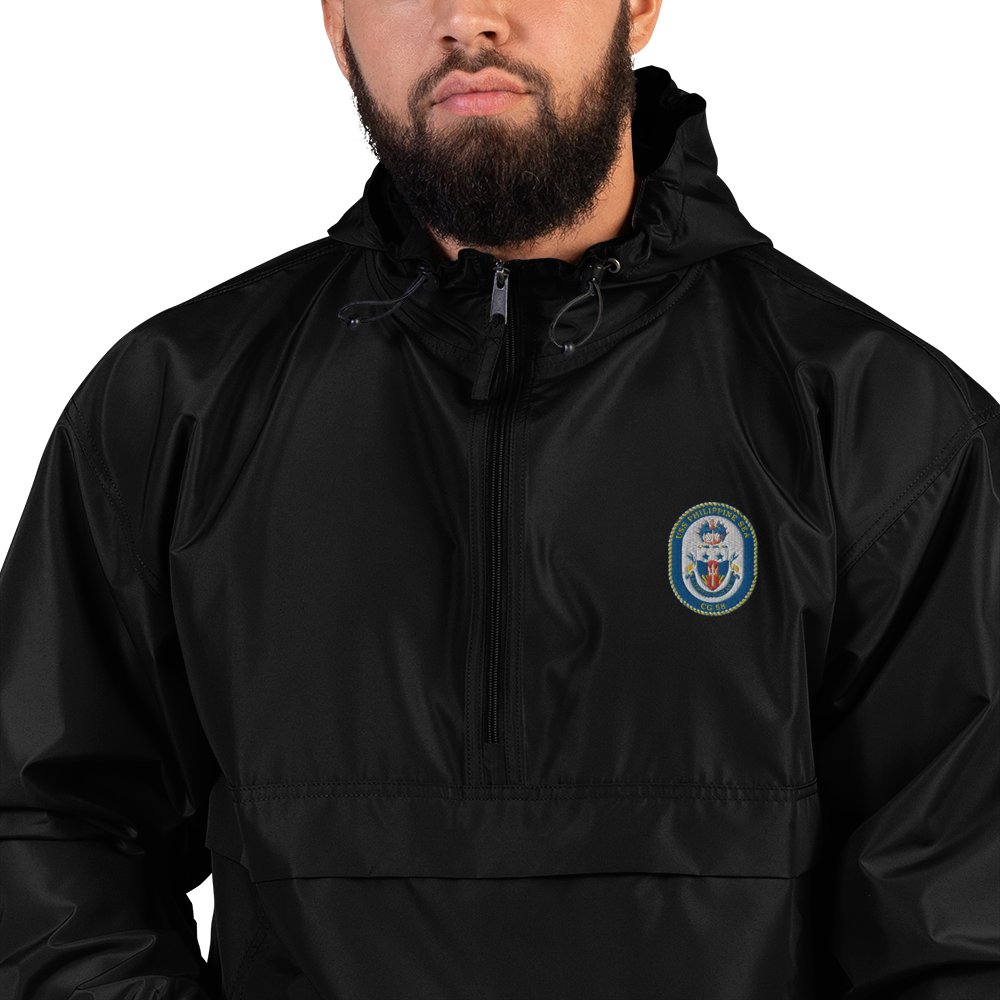 USS Philippine Sea (CG-58) Embroidered Champion Packable Jacket