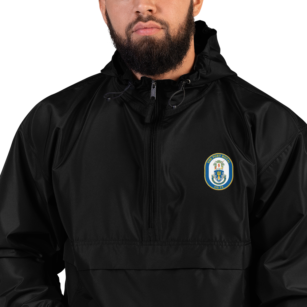 USS Port Royal (CG-73) Embroidered Champion Packable Jacket