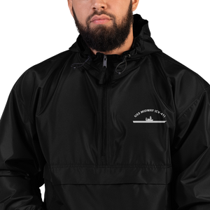 USS Midway (CV-41) Embroidered Champion Packable Jacket
