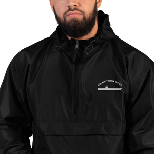 USS Kitty Hawk (CV-63) Embroidered Champion Packable Jacket