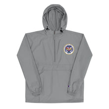 Load image into Gallery viewer, USS John F. Kennedy (CVA-67) Embroidered Champion Packable Jacket - Ship&#39;s Crest