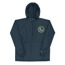 Load image into Gallery viewer, USS Constellation (CV-64) Embroidered Champion Packable Jacket - Ship&#39;s Crest