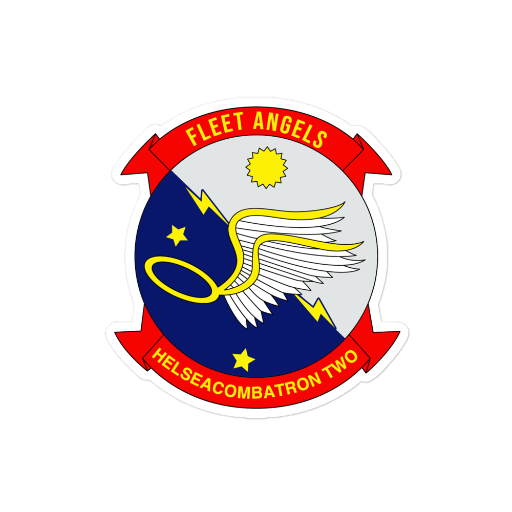 HSC-2 Fleet Angels Squadron Crest Vinyl Sticker