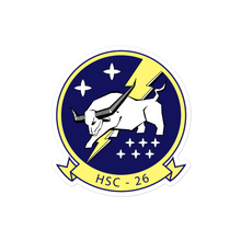 Load image into Gallery viewer, HSC-26 Chargers Squadron Crest Vinyl Sticker