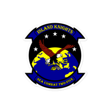 Load image into Gallery viewer, HSC-25 Island Knights Squadron Crest Vinyl Sticker
