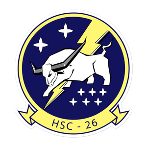 HSC-26 Chargers Squadron Crest Vinyl Sticker