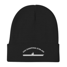 Load image into Gallery viewer, USS Saratoga (CVA-60) Embroidered Beanie