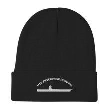 Load image into Gallery viewer, USS Enterprise (CVN-65) Embroidered Beanie