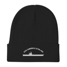 Load image into Gallery viewer, USS America (CVA-66) Embroidered Beanie