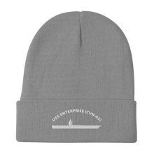 Load image into Gallery viewer, USS Enterprise (CVN-65) Embroidered Beanie
