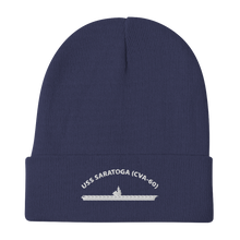Load image into Gallery viewer, USS Saratoga (CVA-60) Embroidered Beanie