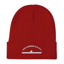 Load image into Gallery viewer, USS Ranger (CV-61) Embroidered Beanie