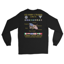 Load image into Gallery viewer, USS Harry S. Truman (CVN-75) 2004-05 Long Sleeve Cruise Shirt