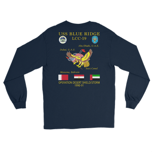 USS Blue Ridge (LCC-19) 1990-91 ODS/S Cruise Long Sleeve Shirt