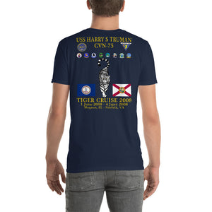 USS Harry S. Truman (CVN-75) 2008 Tiger Cruise Shirt