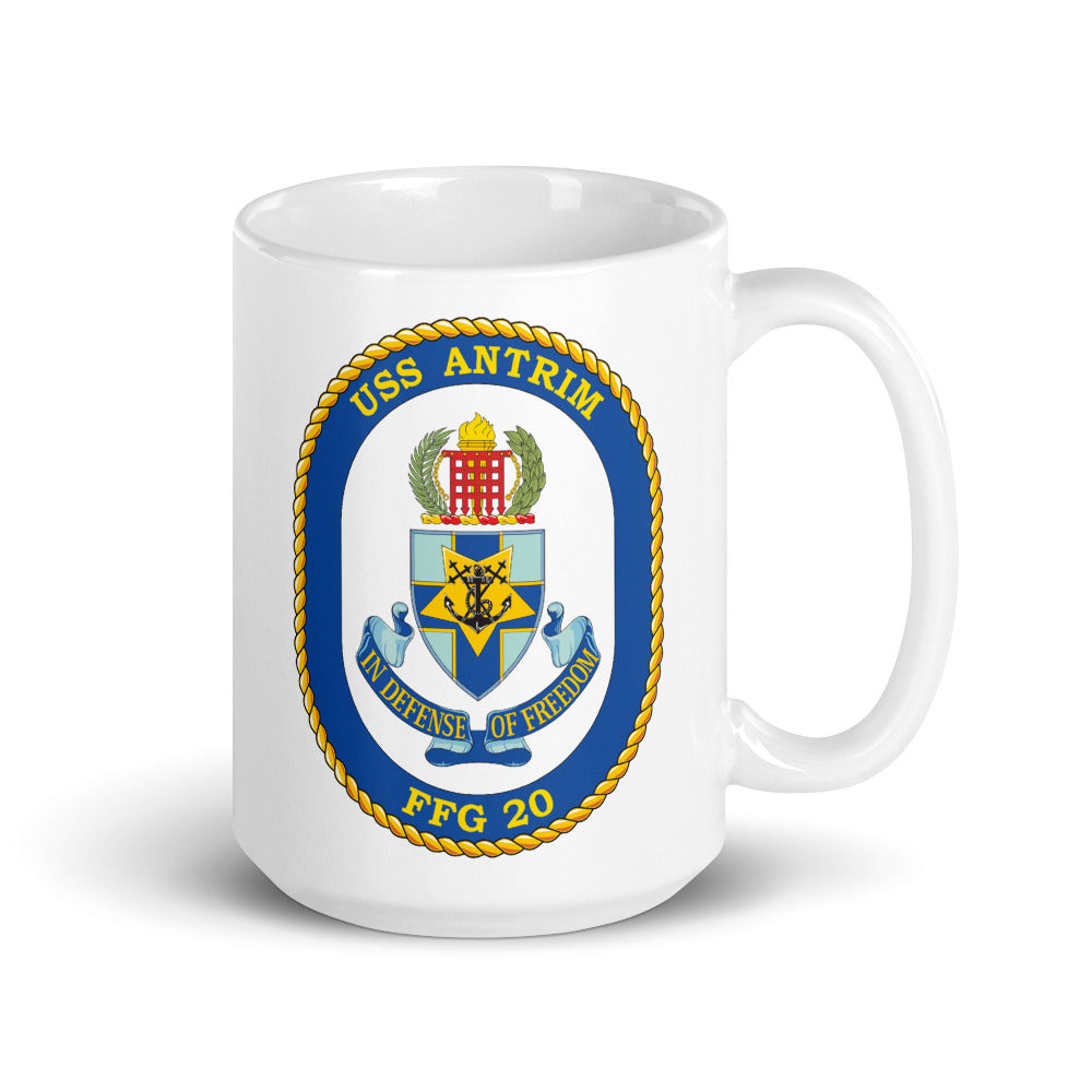 USS Antrim (FFG-20) Ship's Crest Mug