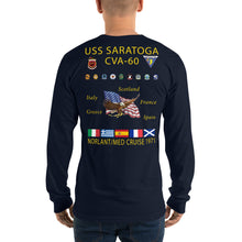 Load image into Gallery viewer, USS Saratoga (CVA-60) 1971 Long Sleeve Cruise Shirt