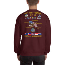 Load image into Gallery viewer, USS Kitty Hawk (CV-63) 1981 Cruise Sweatshirt