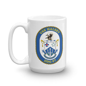 USS Halsey (DDG-97) Ship's Crest Mug