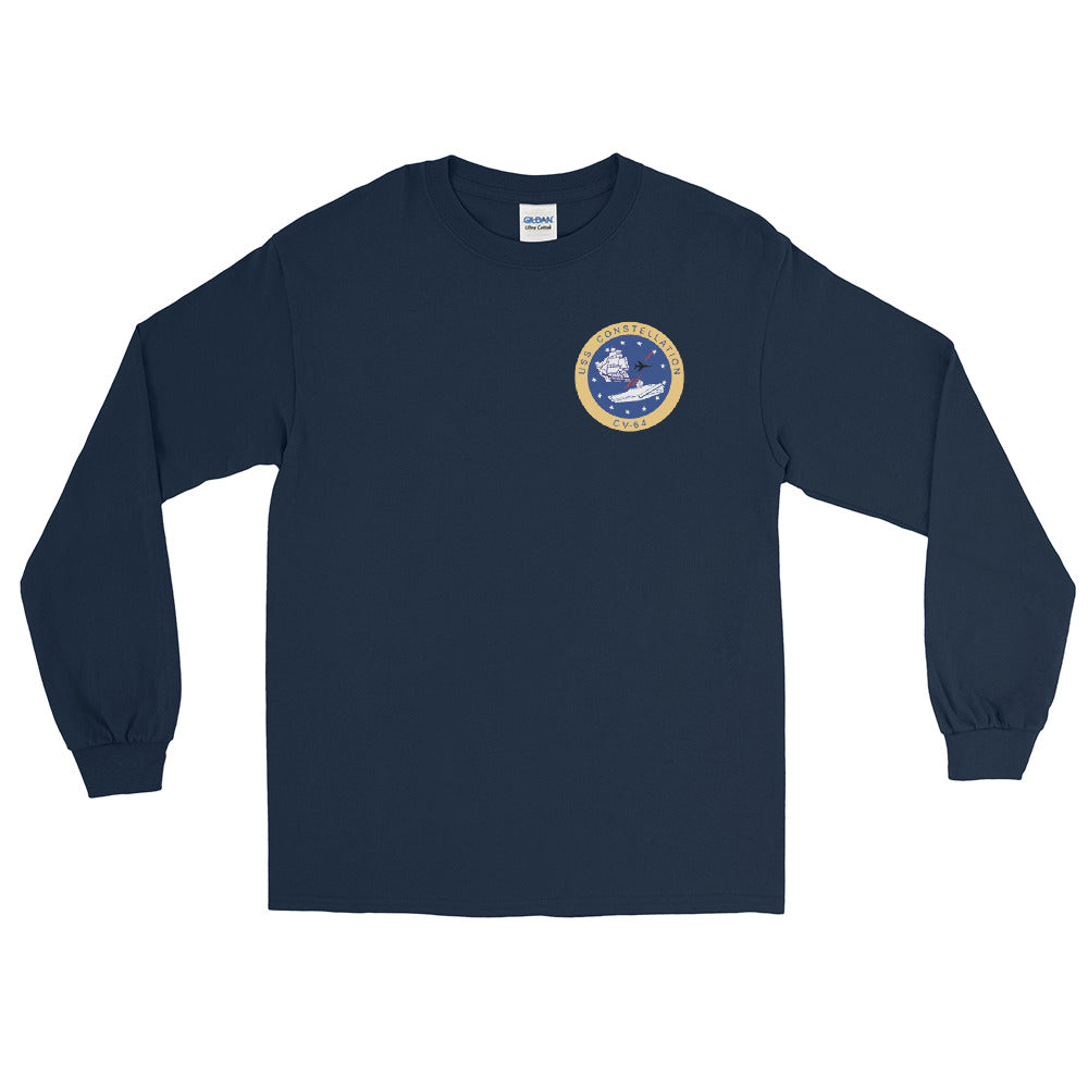 USS Constellation (CV-64) 1987 Long Sleeve Cruise Shirt - FAMILY