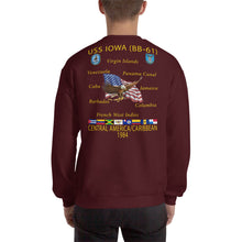 Load image into Gallery viewer, USS Iowa (BB-61) 1984 Cruise Sweatshirt