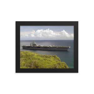 USS Nimitz (CVN-68) Framed Ship Photo