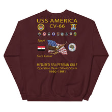 Load image into Gallery viewer, USS America (CV-66) 1990-91 Cruise Sweatshirt (Ver 1)