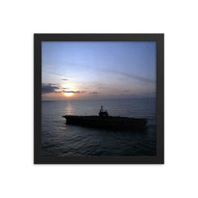 Load image into Gallery viewer, USS Ranger (CV-61) Framed Ship Photo