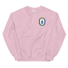 Load image into Gallery viewer, USS Curts (FFG-38) Ship&#39;s Crest Sweatshirt